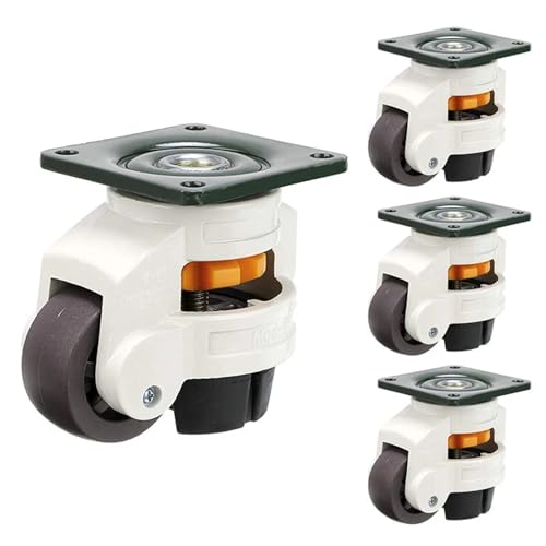 Roue de nivellement résolvant les vibrations de machine outil avec patin NBR 42x42