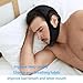 RUIHANXING Sleep Chin Strap, Snoring Chin Strap, Adult and Child Breathing Adjustment Anti-snoring Chin Strap, Suitable for Various Head girds, Black - 2 Pack