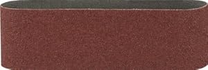 Bosch DIY Accessories Schleifband (für Bandschleifer verschiedene Materialien, 3 Stück, 75 x 533 mm, Körnung 60), 2609256217