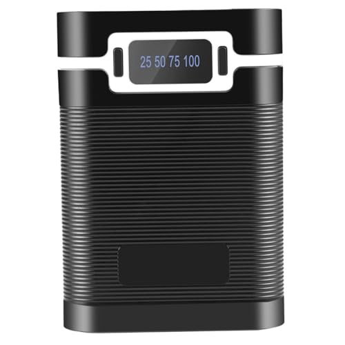 Cargador 18650 de 4 ranuras con salida USB y caja de carga portátil
