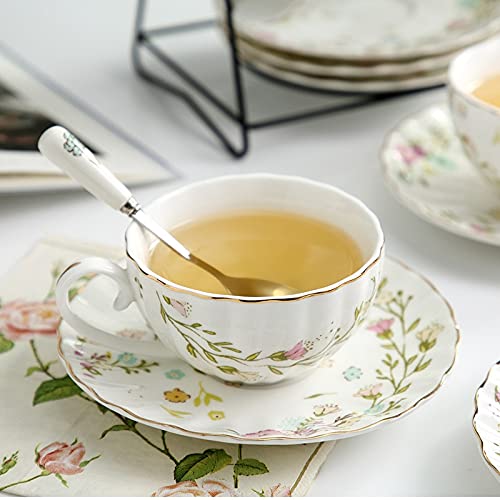 Kaffeetasse Keramik-Kaffeetasse, kreative Porzellantasse und Untertasse, Keramik, einfache Sets, modernes Design, Kaffeetassen, para-Café, Wohnkultur