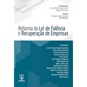 Capa do livro Reforma da Lei de Falência e Recuperação de Empresas