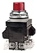 GE (General Electric) - 104PBL11R1S2-30mm Incandescent 1NO/1NC Illuminated Push Button with Maintained/Momentary Action, Red