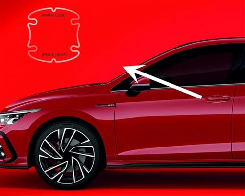 Image of BFRC 3D Gel Finish Car Door Transparent Handle Cup Scratch Guard Sticker Universal for Specific Brand (Pack of 4) (MRDRVAR) (Maruthi Suzuki)