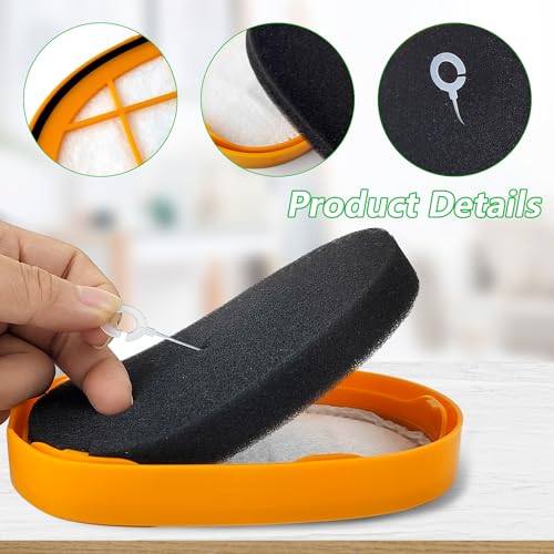 Philips Staubsauger Filter Set - HEPA + ABS Speedpro Max Ersatzteile für FC6812/6814/6822/6823/6827/6908 - Staubsaugerzubehör Filtertücher