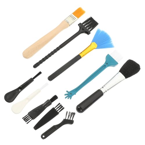 BELLIFFY Electronics Cleaning Kit 10pcs Soft Bristle Brush Laptop Cleaning Kit Keyboard Brush Anti-Static