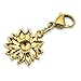 Cheerful Gold Sunflower Bag Charm: Handmade Floral Jewelry for Nature Lovers & Spring Fashion