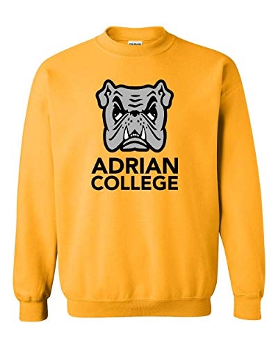 Adrian College Bulldog Full Logo Unisex Crewneck Sweatshirt - Adrian Bulldogs Apparel