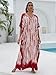 Kaftan Dresses for Women V Neck Batwing Sleeve Plus Size Caftans Swimwear Coverups Maxi Beach Dresses
