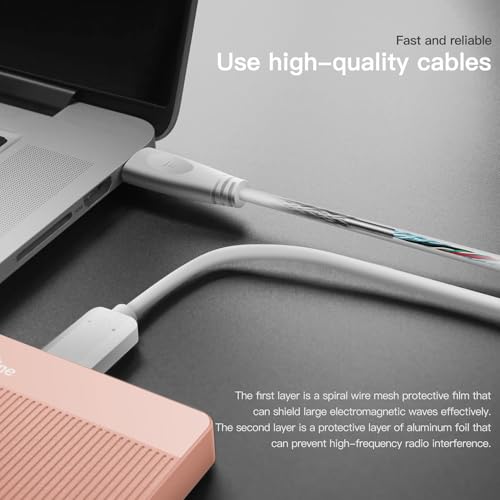 Image of UnionSine 500GB 2.5 inch Ultra Slim Portable External Hard Disk Drive HDD-USB 3.0 for PC, Mac, Laptop, PS4, Xbox one,Xbox 360,HD-2510(Pink)