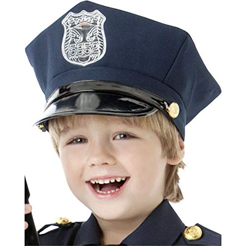 Amscan Children's Cops And Robbers Party Police Officer Costume (5 Piece), Navy Blue, Medium (8-10) #TOP4