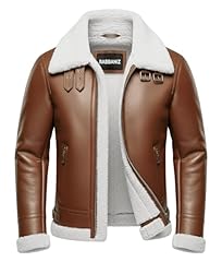 Brown & White Shearling