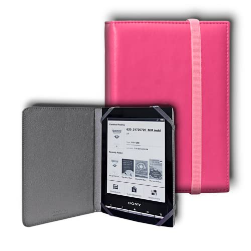 ANVAL Funda para EBOOK Sony PRS T1 Color Rosa