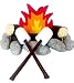 The 'Happy Camper' Felt/Plush Campfire Set for Kids