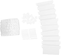 Tofficu 1 Conjunto De Acessórios De Cortina Persianas Brancas Cortina Branca Etiquetas Brancas Conector De Corrente Rolo Cego Conector De Corrente Pesos Para Persianas Verticais Pesos