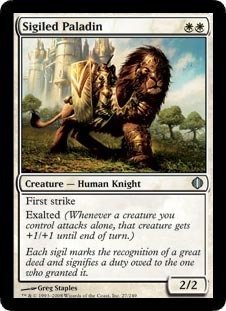 Magic The Gathering - Sigiled Paladin - Shards of Alara