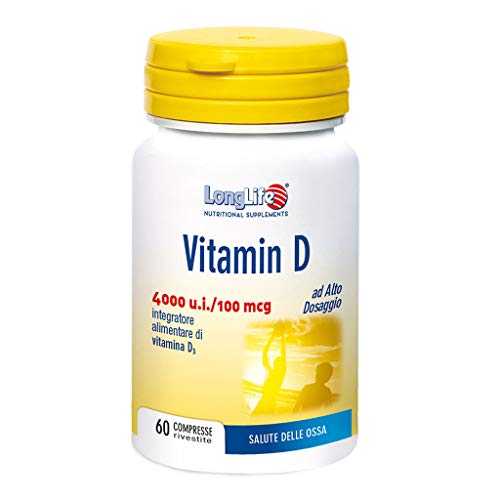 LONG LIFE VITAMIN D 4000 U.I. 60 CPR