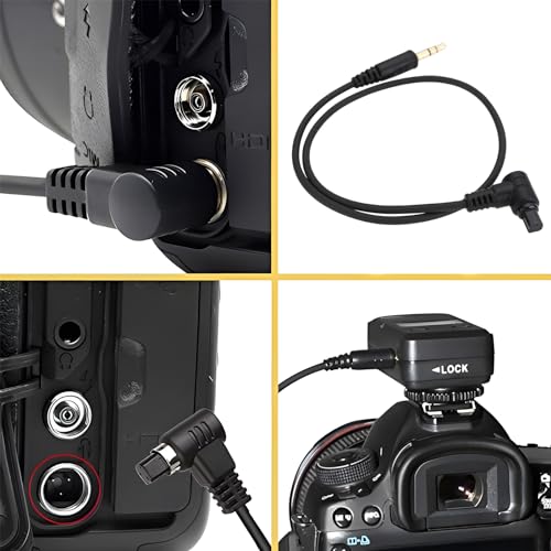 Be In Your Mind 1 cable de conexión de obturador CCamera N3 de 3,5 mm compatible con Canon TW283-N3 compatible con Canon EOS R3. Conecta la cámara a un disparador externo - imagen 3