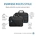 HP Professional Laptop-Tasche 15,6 Zoll, Wasserabweisende Tasche mit RFID-Schutz, Trolley-Durchführung und gepolstertem Laptop-Fach, Schwarz
