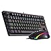 Price comparison product image Redragon S113 Mechanische Gaming Tastatur Maus Set Regenbogen Beleuchtet mit Braunen Schaltern und RGB-Maus 4200 DPI für PC - DE QWERTZ