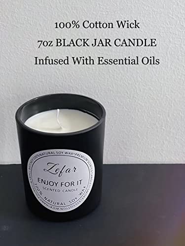 Scented Candle For Men| Lavender Candle For Men/Women | Vanilla Candle For Men | Made Of Natural Wax | Cotton Wicked Candle In Black Jar|Vanilla #TOP1