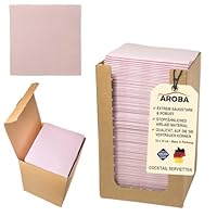Aroba 200 Tovaglioli Per Coctail In Airlaid In Simil-tessuto | FindTheDeal
