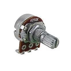 FLEOR Mini potentiomètres de guitare A250K-Ohm Cône audio moleté grossier Potentiomètre de 15 mm avec baïonnette, 10… - Les Beatles, Paul McCartney, John Lennon, RIngo Starr, George Harrison FLEOR Mini potentiomètres de guitare A250K-Ohm Cône audio moleté grossier Potentiomètre de 15 mm avec baïonnette, 10… – Image 4