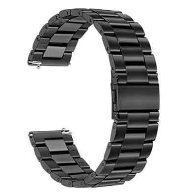 Colorcase Smart Watch Strap 22mm Compatible with Noise Halo Plus 2 Smart Watch - Stainless Steel Strap