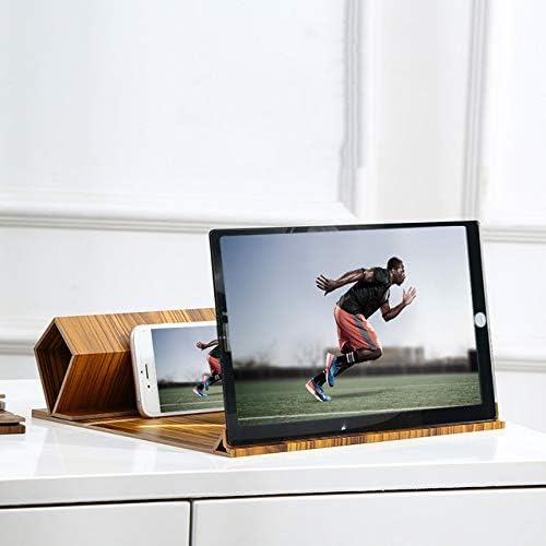 Pengshi 数量は多 スマートフォン用の最新の12インチスクリーン拡大鏡映画ビデオおよびゲーム用折りたたみ式電話スタンド用の3d拡大鏡プロジェクター スクリーン