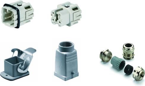 Kit HDC-HA 03.300 Weidmuller con protección IP65 contra polvo para conexiones de tres vías