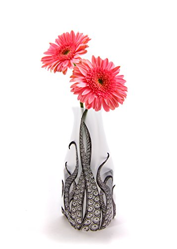 Modgy Expandable Flower Vase Plastic Decorative Modern Vases For Flowers Centerpieces Dining Table Decor Living Room Bathroom Wedding Office, Octavo Myvaz #TOP7