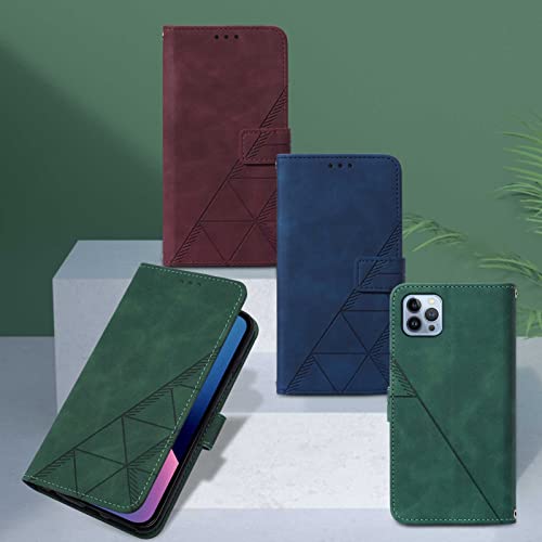 Happygor Happygor Capa tipo carteira para Samsung Galaxy S23 Ultra, alça de pulso com porta-cartões,