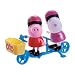 Zoofy International Peppa Pig - Peppa & Suzy Sheep Bicycling Together Play Set