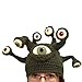 Nawwgy Knitted for Women Novelty Eyes Hat CrochetWoolen Yarn Girls Fashion Teens Girl Headwear Octopus Eyes Funny Headgear