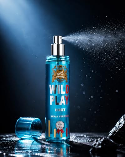 Image of Wildplay Shot Fragrance 125ML Perfume for Men & Women - Long Lasting Multi-Fragrance Spray, Floral Fruity Sweet Notes, Unisex Premium Perfume for Daily Wear & Special Occasions