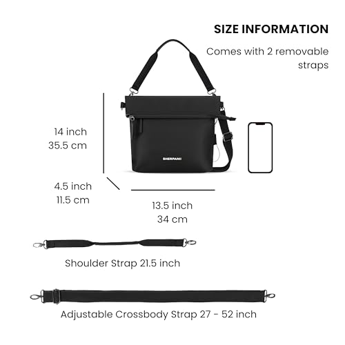 Image of Sherpani Vale, Anti Theft Versatile Crossbody Bag, Fashion Tote Bag, Travel Shoulder Bag, Designer Handbag for Women