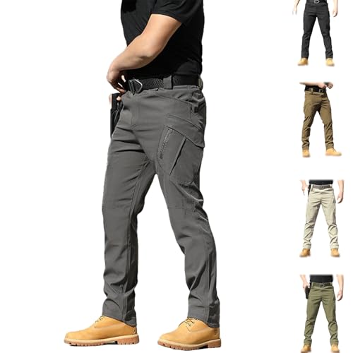 Rugstor Flexcamo - Tactical Waterproof Pants Tactical Pants for Men Quick Dry Tactical Pant Lightweight Waterproof