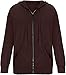 Womens Long Sleeve Open Front Zip Up Hoodies Drawstring Cardigan Hooded Sweatshirt Fashion Sweaters with Pockets (Coffee,XX-Large)