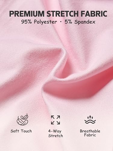 Save 14% on KIDDORY Girls Bike Shorts 6 Pack – Soft & Stretchy - Image 3