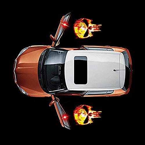 Photo 1 of OKSTORE 2Pcs 3D Car Door Step LED 