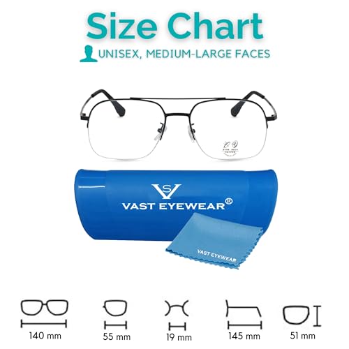 Image of Vast Photochromic Blue Cut Computer Glasses for Eye Protection | Zero Power Anti Glare & Blue Light Filter | UV Protect Specs for Men & Women| Frames| Cooling Glasses Lens