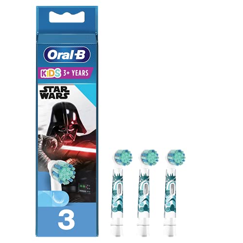 Oral-B Lot de 3 têtes de rechange pour brosse à dents Kids Star Wars