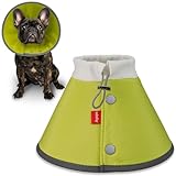 Agape Soft Dog Cone for Small Dogs & Cats, Comfy Dogs Recovery Collar After Surgery, Adjustable E Collar Alternative to Stop Licking, Protective Elizabethan Collars for Pup, Comfortable Dog Cones