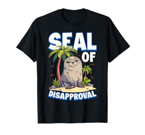 Sello de desaprobación Funny Animal Puns Seal Camiseta