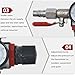 Stainless Steel Pneumatic Drum Pump - with Pressure Gauge & Safety Valve, Multi-Purpose Oil Transfer Pump for Water/Engine/Hydraulic/Gear Oil, Industrial Grade