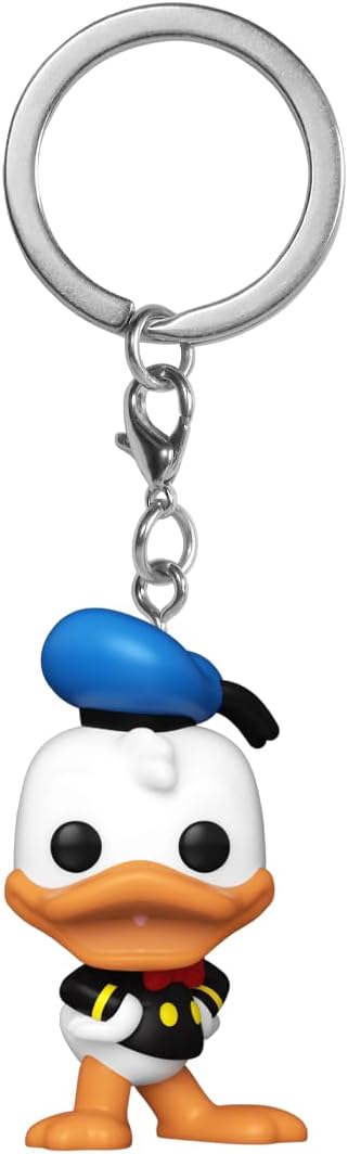 Funko Pop! Keychain: Donald Duck 90th - Donald Duck - (1938) Novelty Keyring - Collectable Mini Figure - Stocking Filler - Gift Idea - Official Merchandise - TV Fans - Backpack Decor