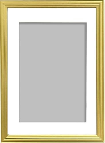 Antique Gold Picture Photo Frame With White Mount (GOLD, A2 Frame for A3 Picture Size)