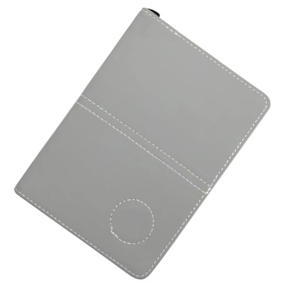 lasenersm 1 Piece Golf Scorecard Holder Cover Golf Card Holder Cover PU Scorecard Holder Cover Yardage Book Cover Holder Golf Score Book Golf Scorecard Book Golf Card Book, Grey