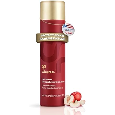 ColorProof Volume Lift It Hair Mousse 9 Fl. Oz. Volumizing Mousse, White Nectarine Scent Cover