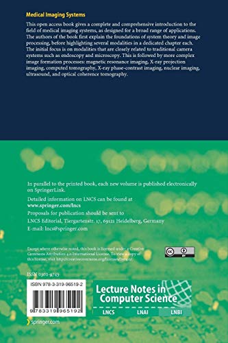 Medical Imaging Systems: An Introductory Guide (Lecture Notes In Computer Science, 11111) #TOP1